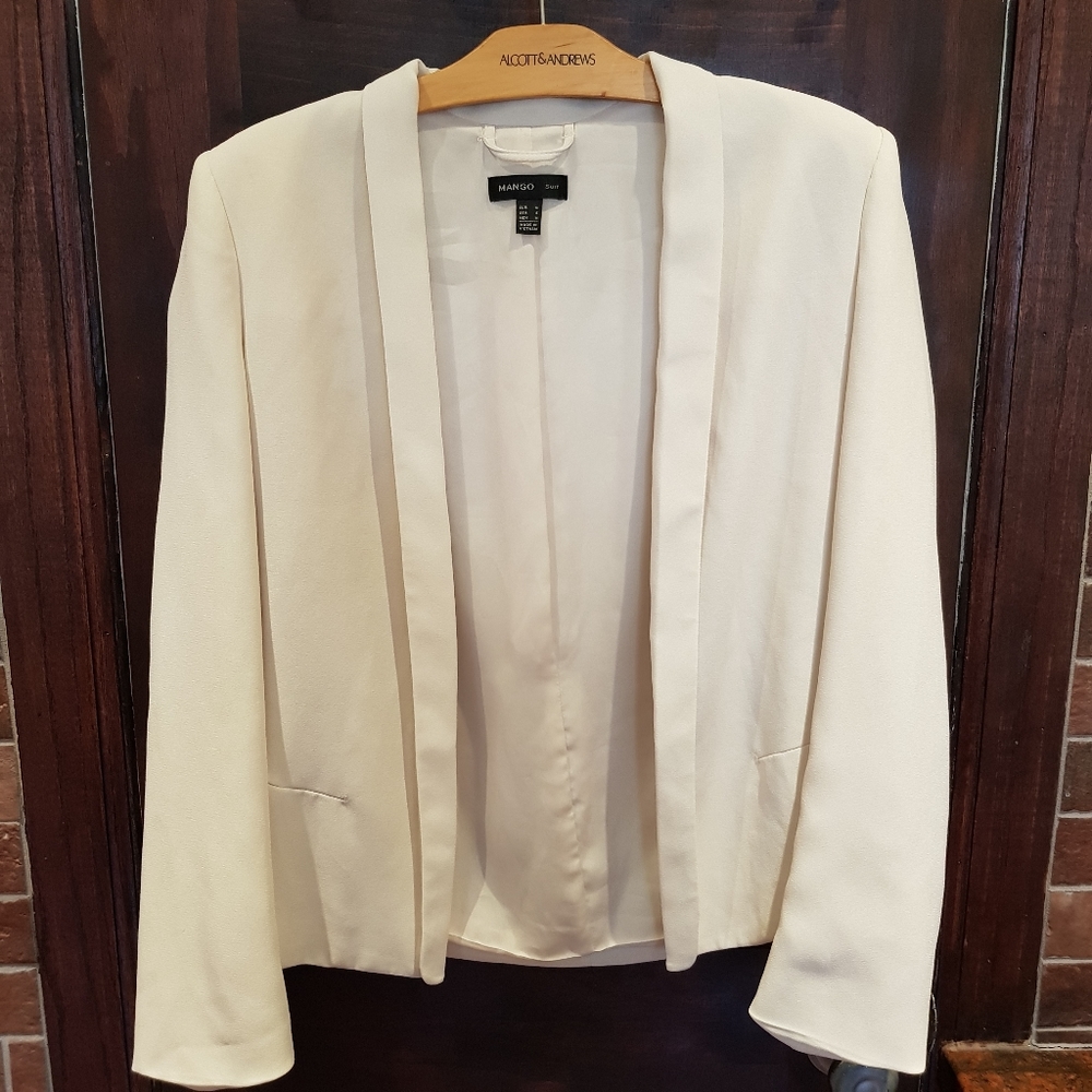 Women's Ivory Suit Blazer